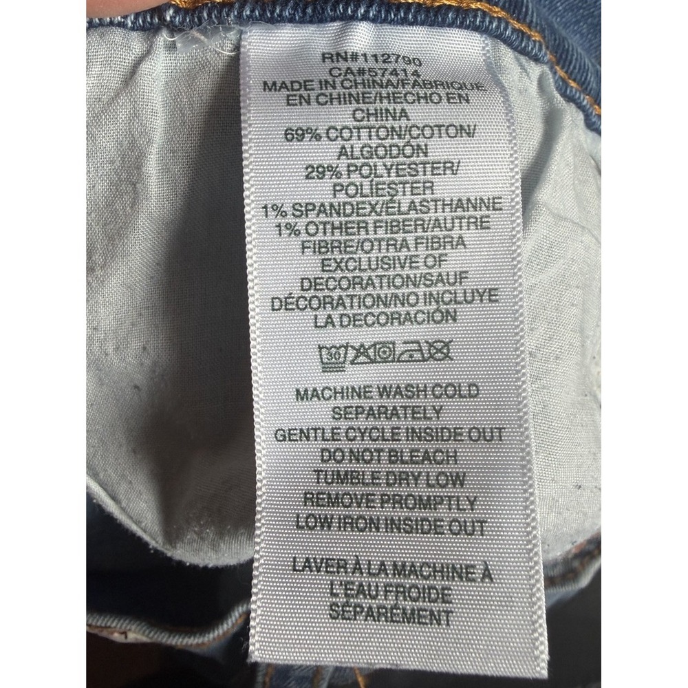 True Religion Ricky Big T Jeans 32 Blue Flap Pocket Relaxed Straight - Picture 7 of 8